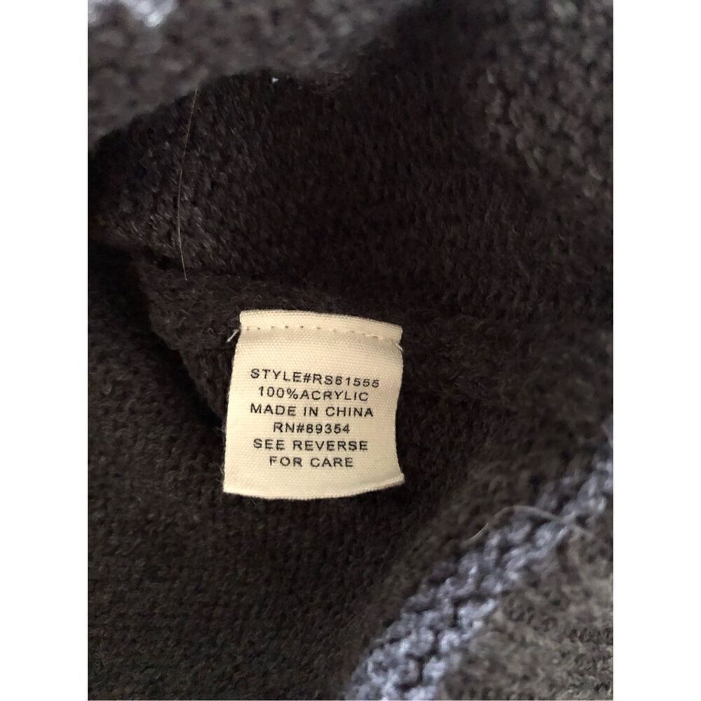 Ultra Flirt women’s Gray sweater, floral embroidery Size S - Picture 8 of 8
